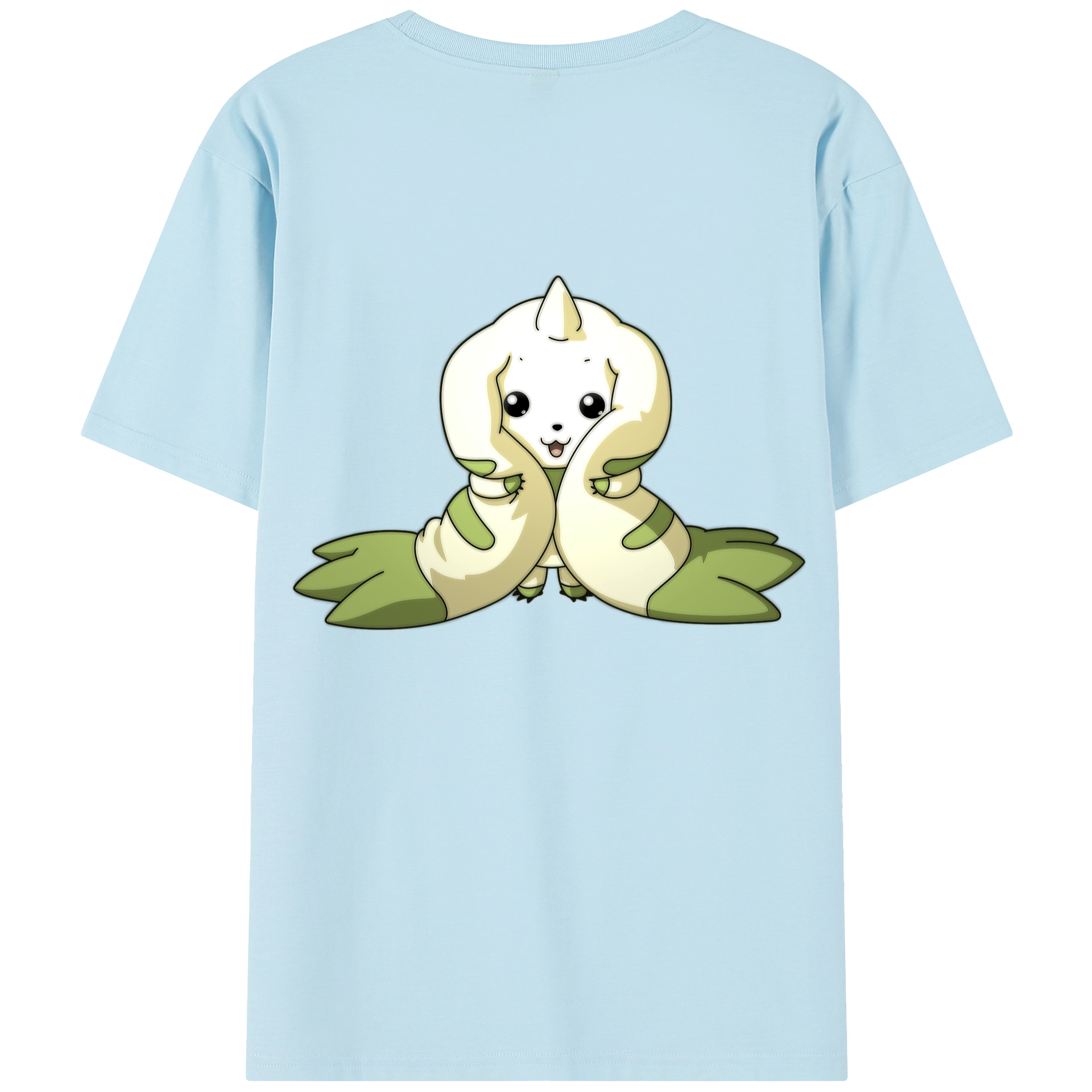 （画像用） Digimon デジタルモンスター/デジモン 綿100％半袖Tシャツ（背面プリント）